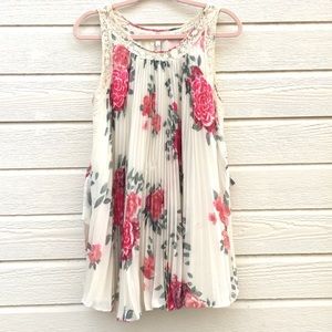 Free People trapeze style sleeveless blouse